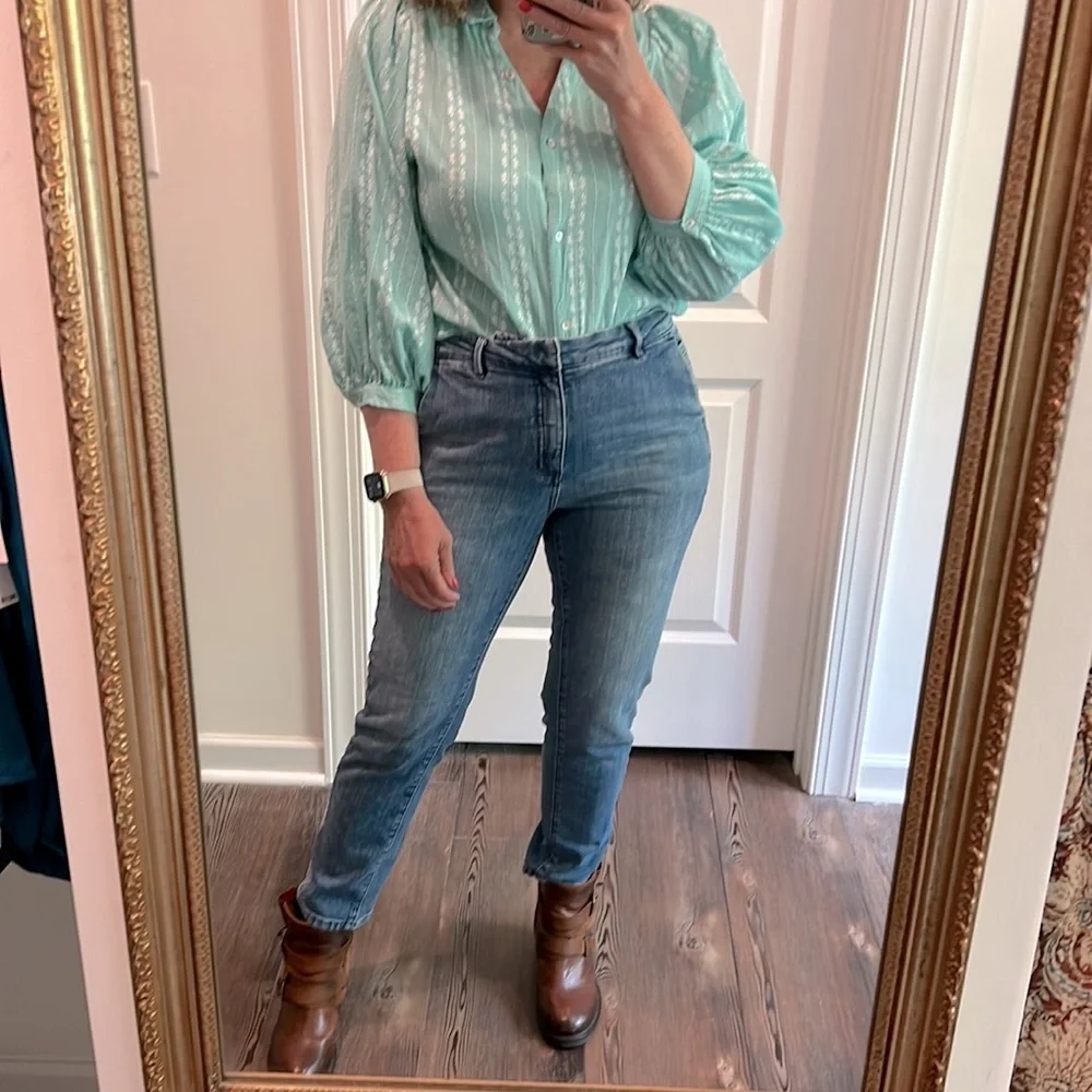 Anthropologie jeans x PILCRO Slim Ankle Denim Jeans Size 29